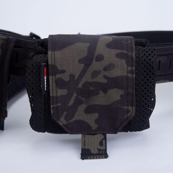 KDTAC Survival Game Tactical Belt - Paper Pouch Collapsible System - MultiCam Battle Kit (MCBK)