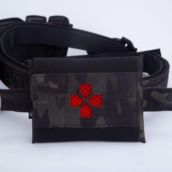 KDTAC Survival Game Tactical Belt - Rapid-Access Medical Pouch System - MultiCam Battle Kit (MCBK)