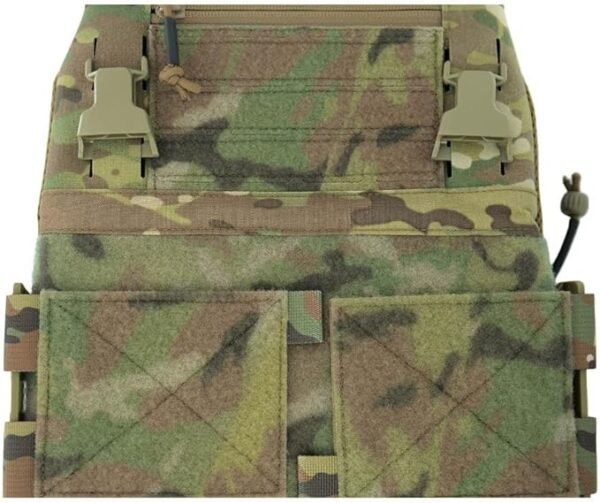 KDTAC-FCSK4.0-Tactical-Plate-Carrier-Front-SWIFT-CLIP-500D-Cordura-Ranger-Green-March2025