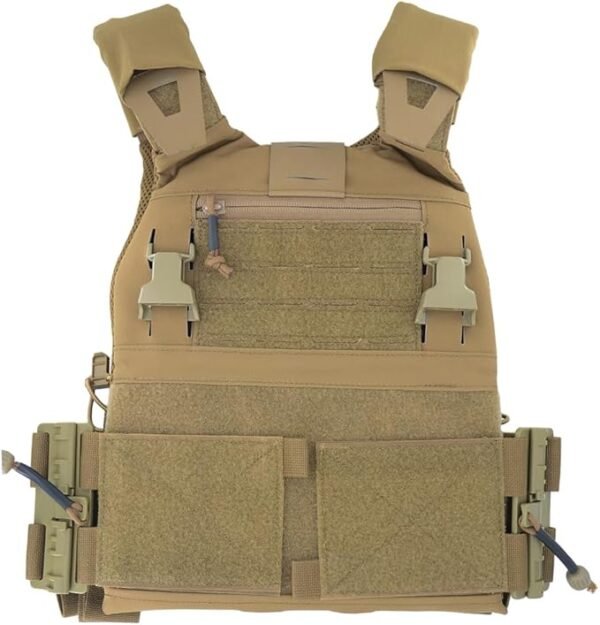 KDTAC FCSK4.0 Tactical Plate Carrier – 500D Cordura® Ballistic Vest with Detachable Front Panel & Modular Mag Pouch System NIJ-Certified Combat-Ready Platform